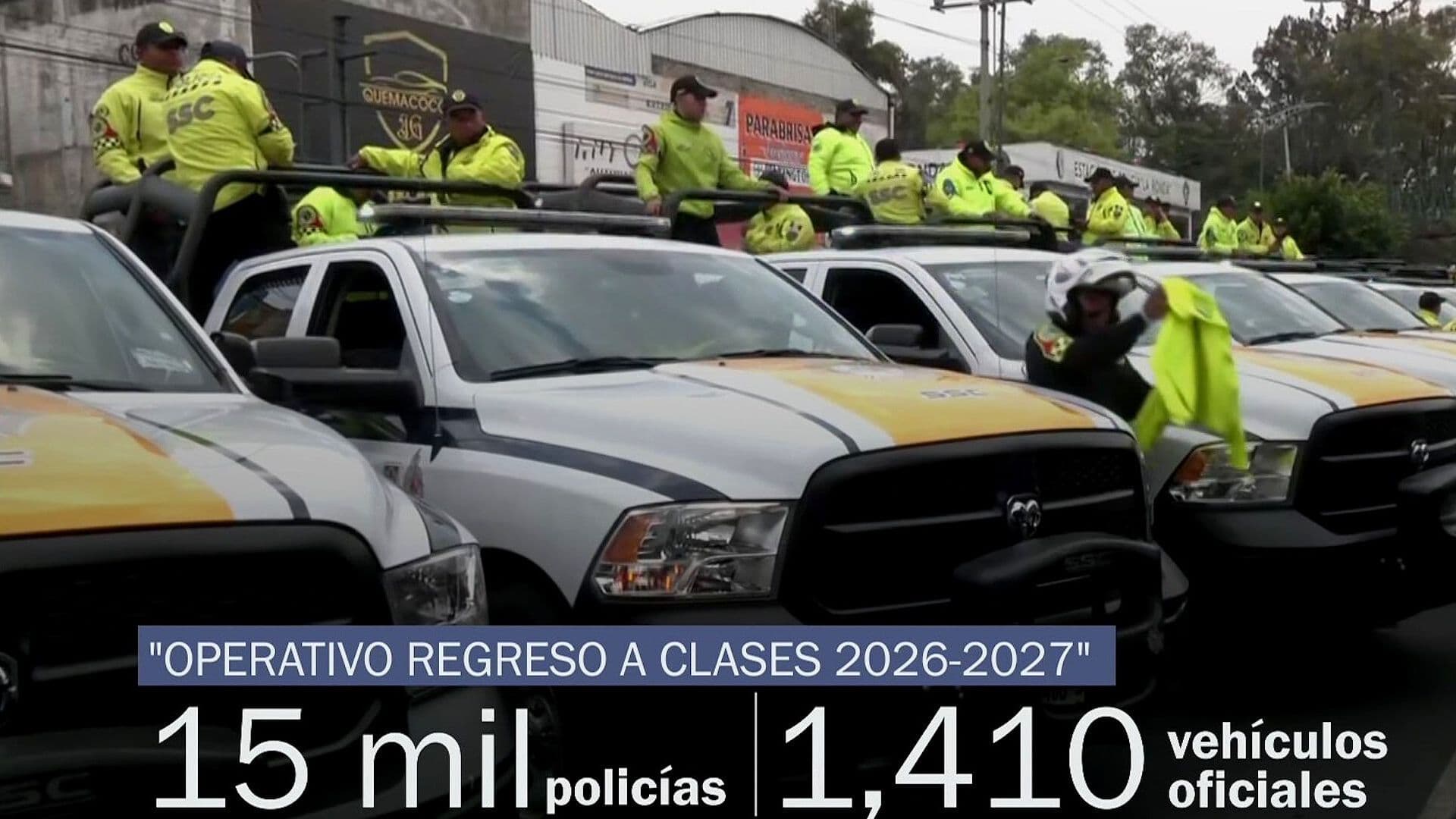 CDMX Desplegará 15 Mil Policías para el Operativo Regreso a Clases 2026-2027