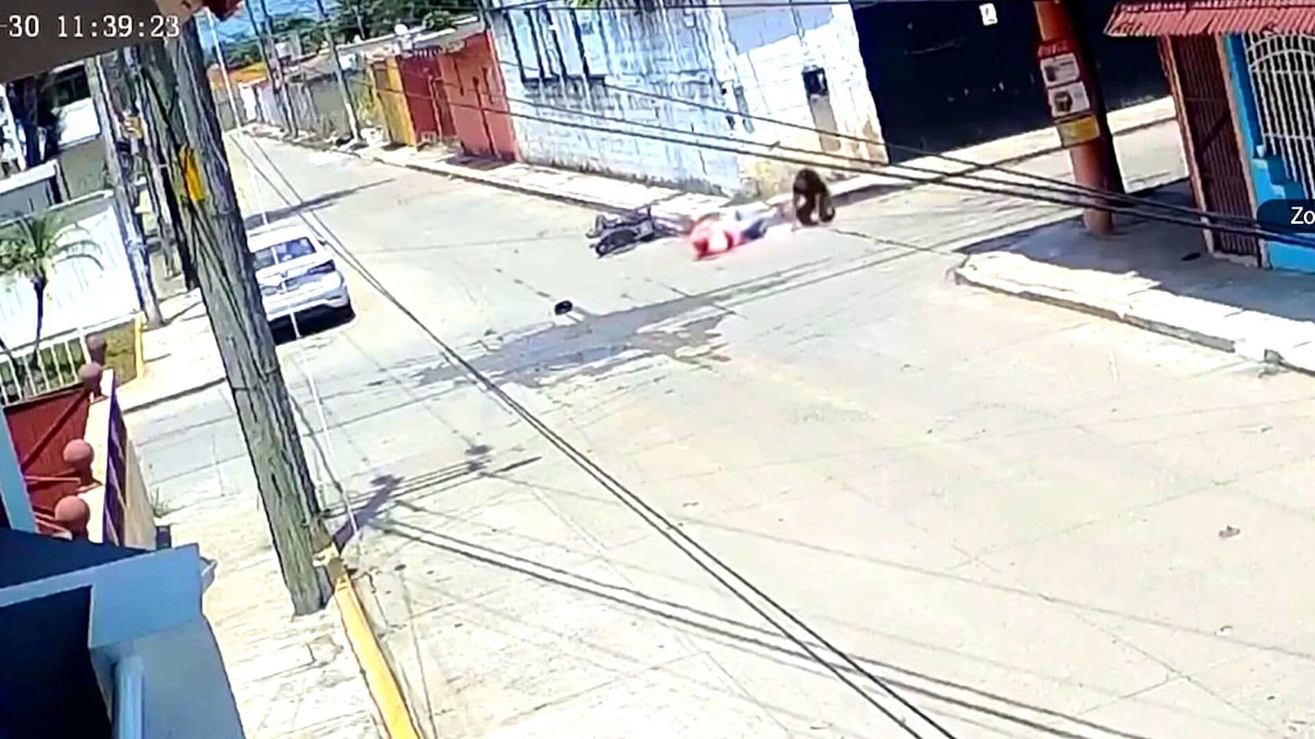 Choque entre Motociclistas Deja al Menos Dos Heridos en Cosamaloapan, Veracruz