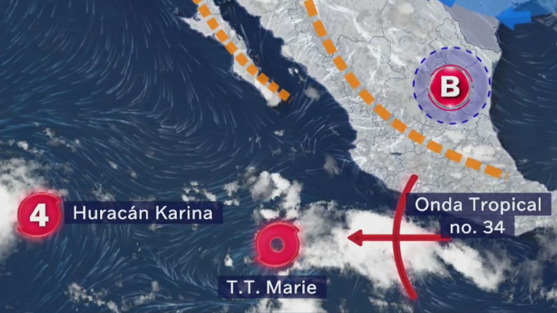 Tormenta Tropical Marie se Forma Frente a México