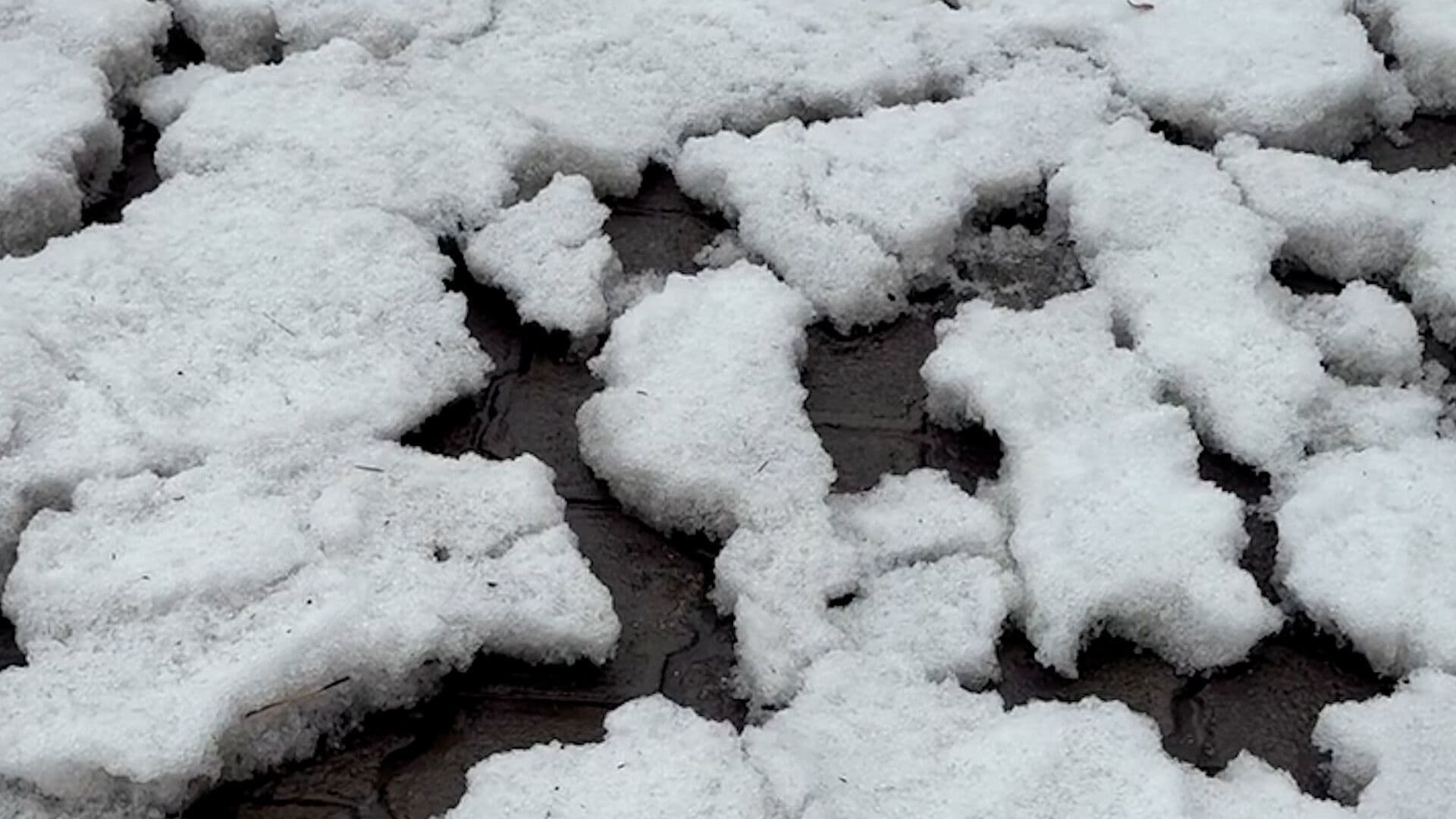 La Marquesa se Llena de Granizo por Lluvias