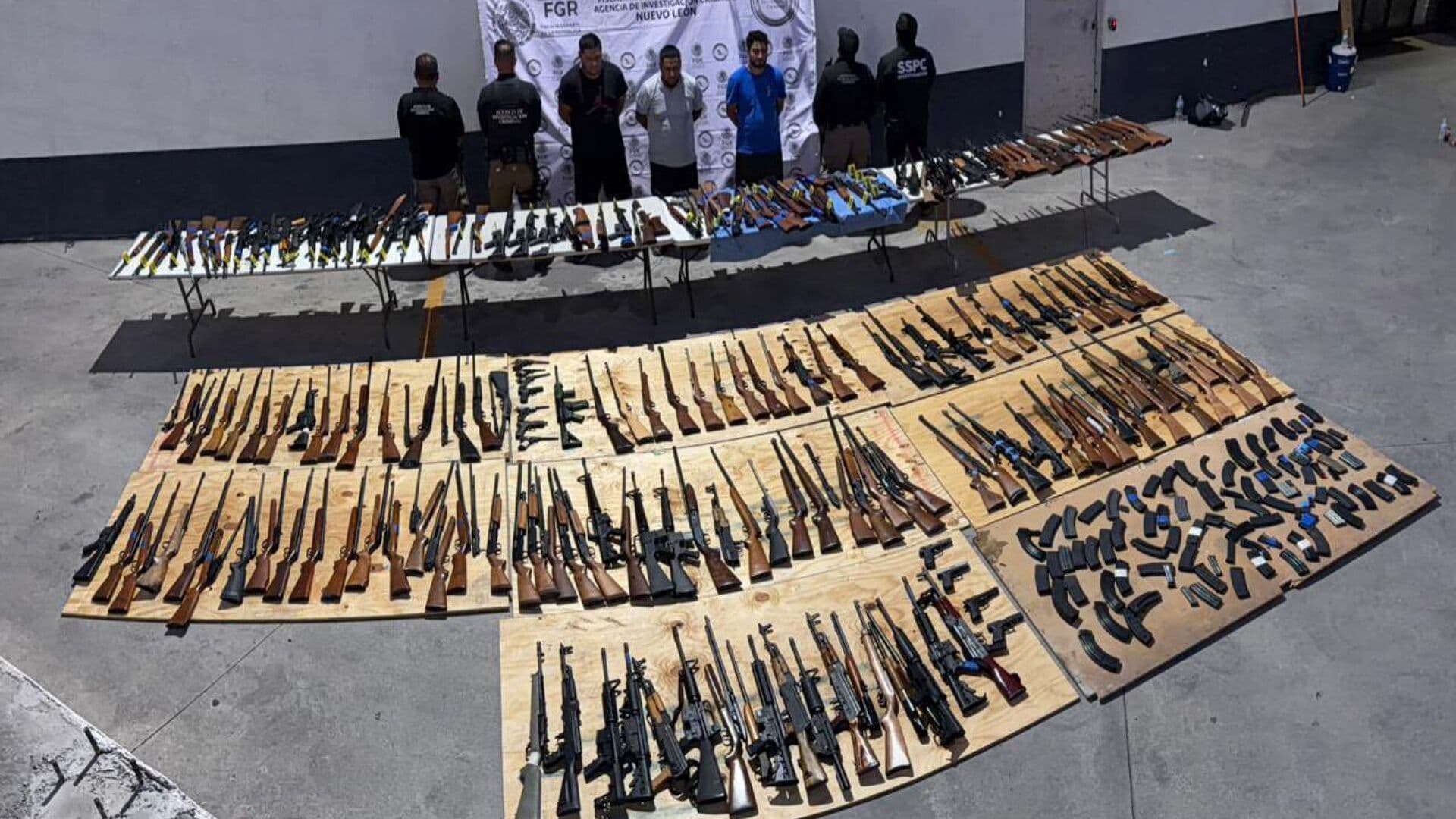 Incautación de Armas en México Aumentan más del 100% en los Últimos 5 Años