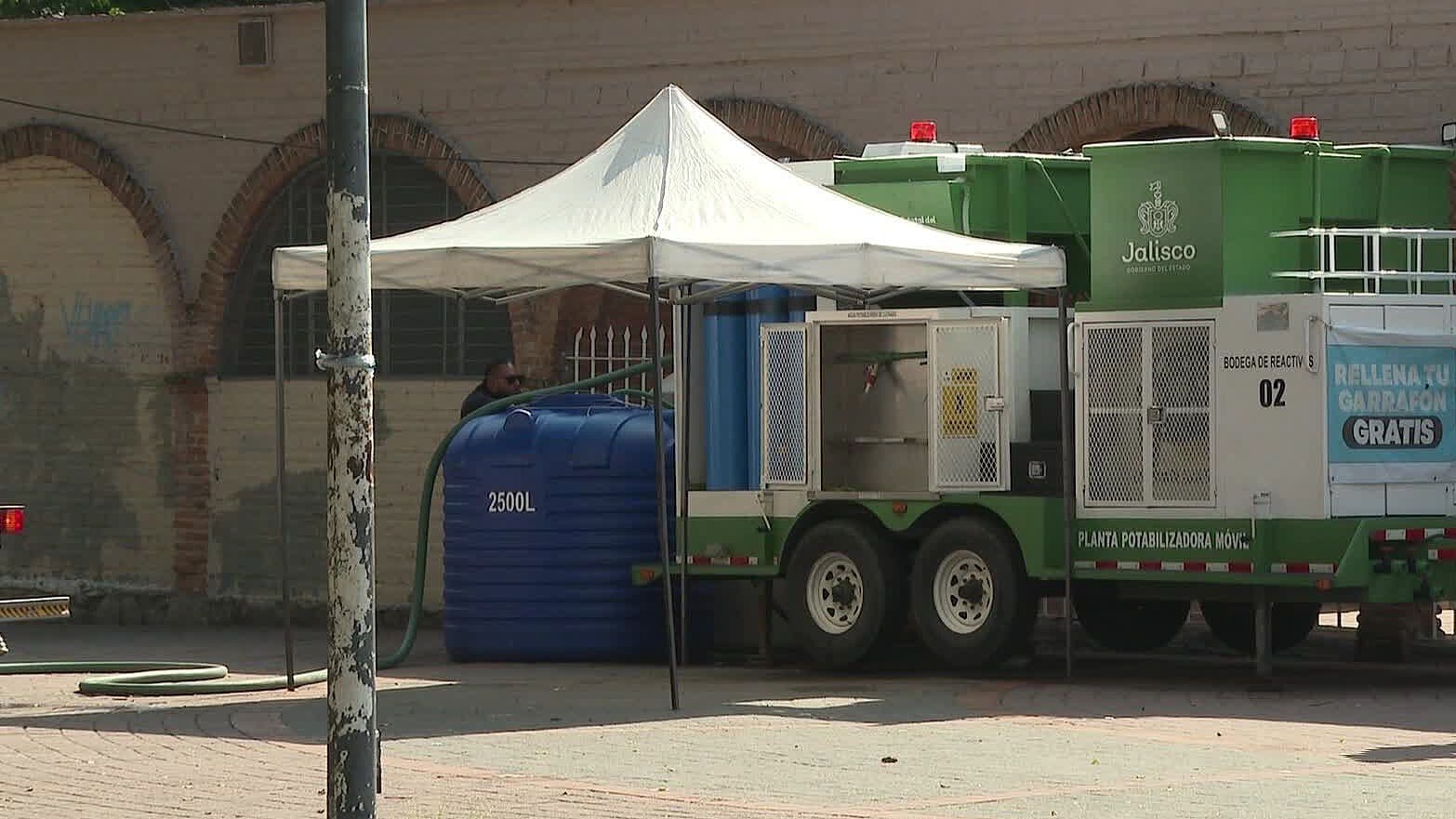 Planta Potabilizadora Móvil Llega a la Colonia Lomas de Polanco, en Guadalajara