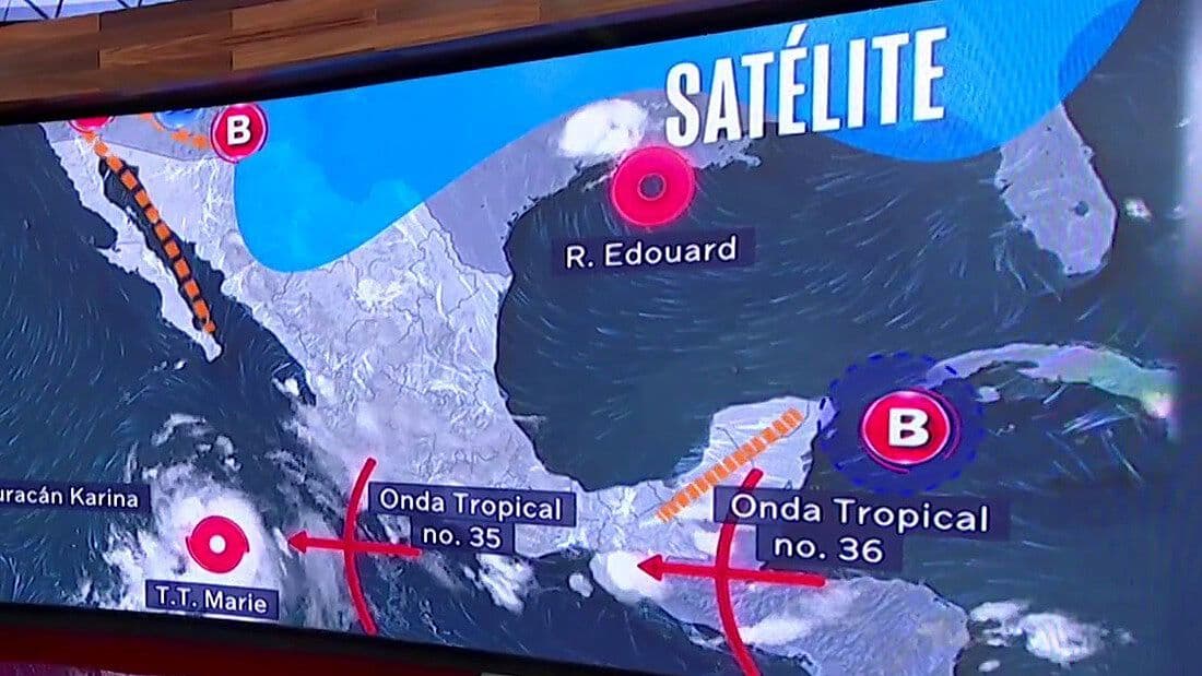 Lluvias Continuarán en el Centro de México; Autoridades Mantienen Vigilancia por Huracán Karina