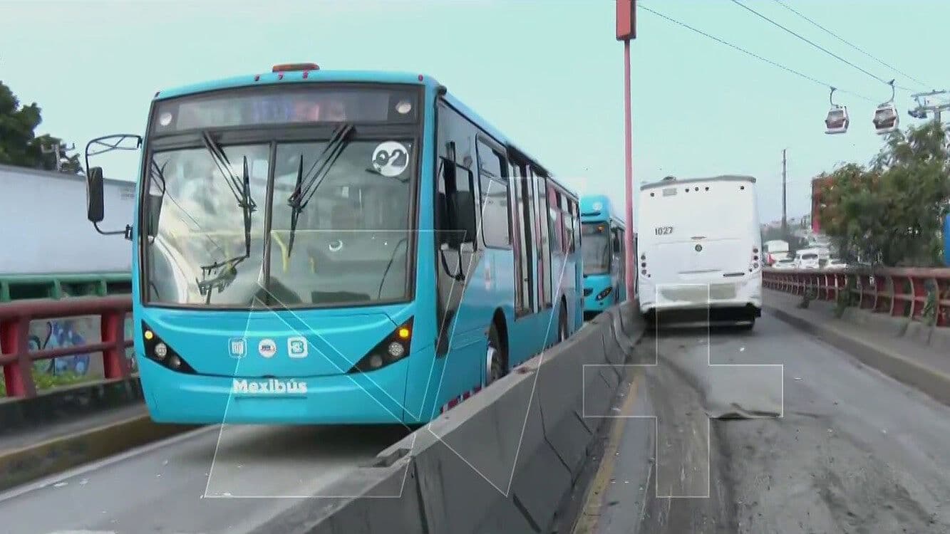 Servicio del Mexibús es Suspendido por Invasión de Carril Confinado en Ecatepec