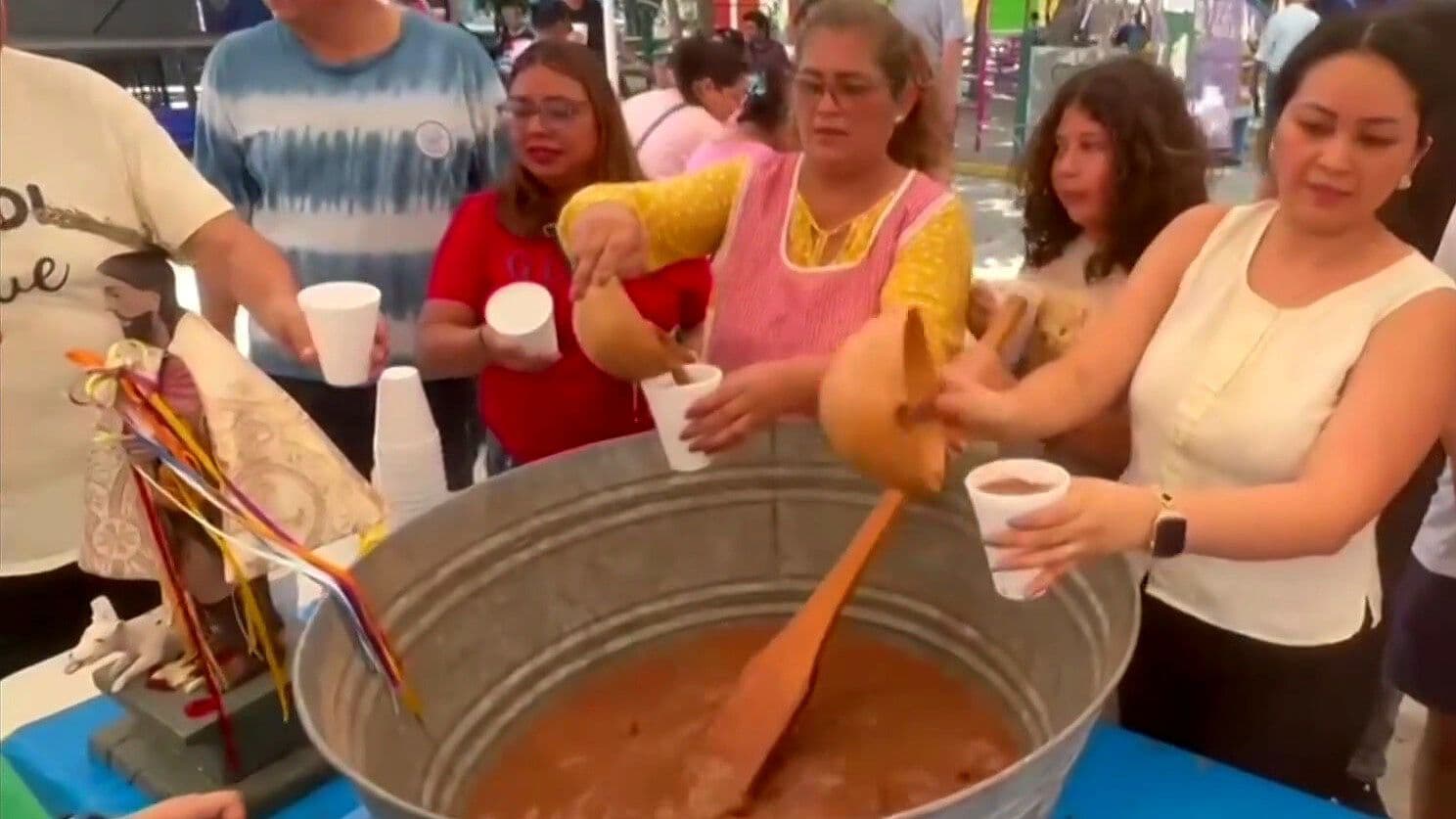 Así es el Tradicional Pozol del Barrio de San Roque, Chiapas