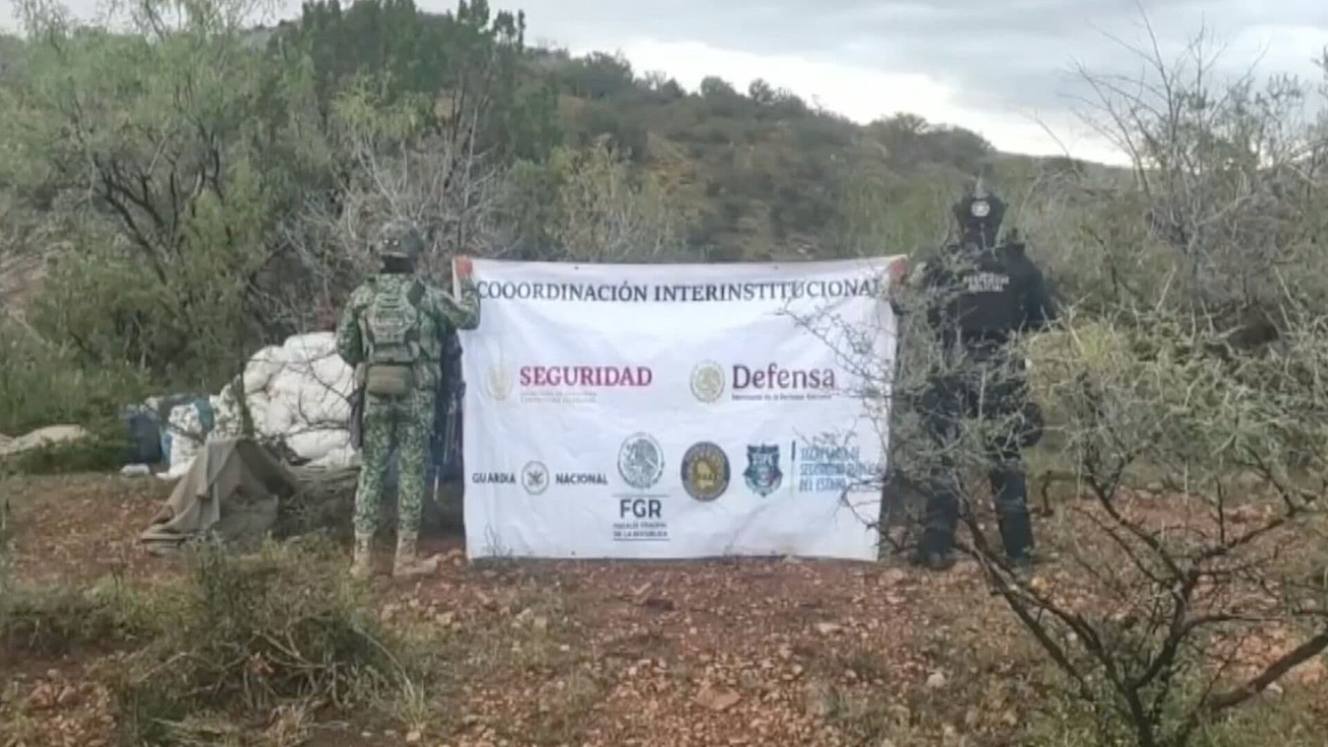 Decomisan 124 Costales para Elaborar Drogas Sintéticas en Parral, Chihuahua