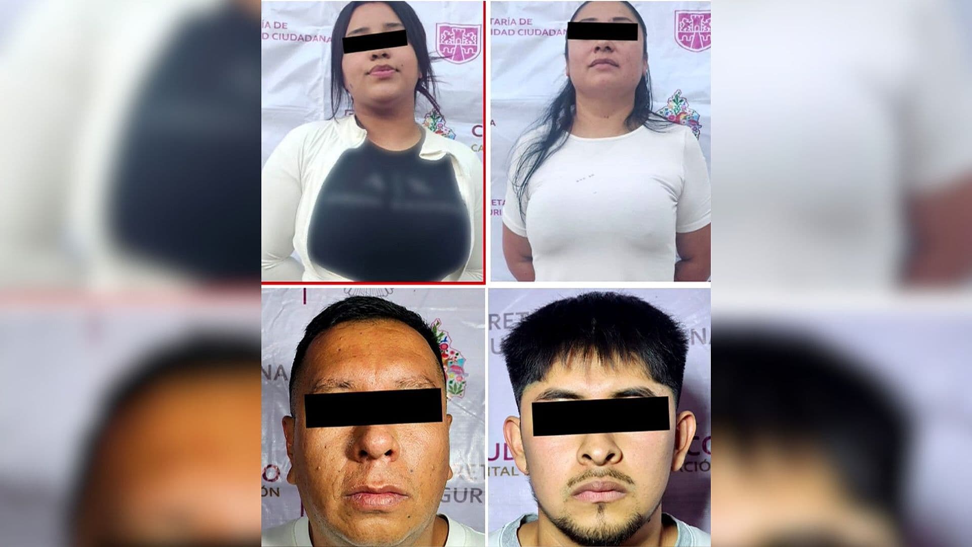 Operativos Dejan Cuatro Presuntos Integrantes de la Unión Tepito Detenidos en CDMX