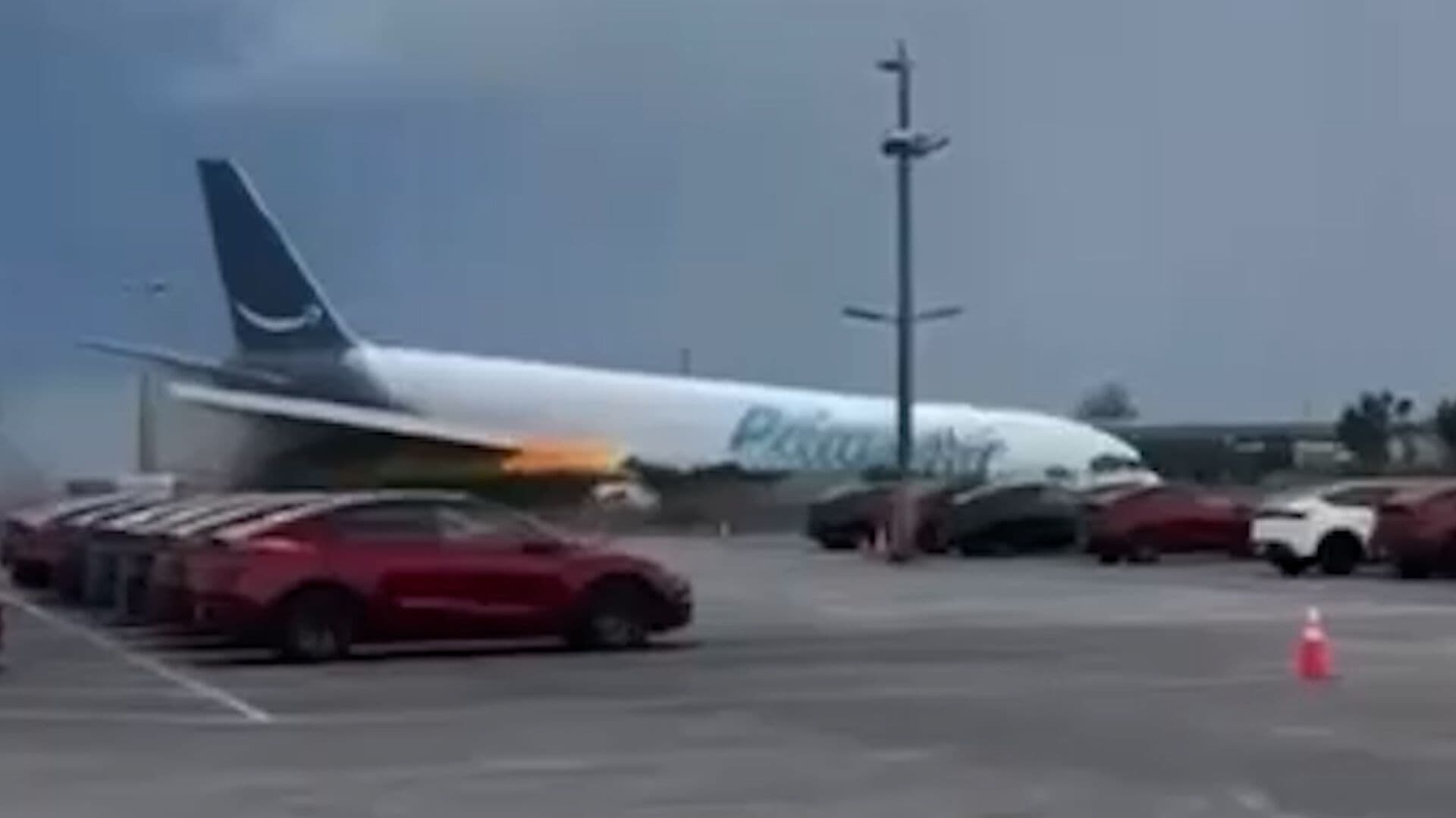 El Momento del Accidente del Avión de Amazon