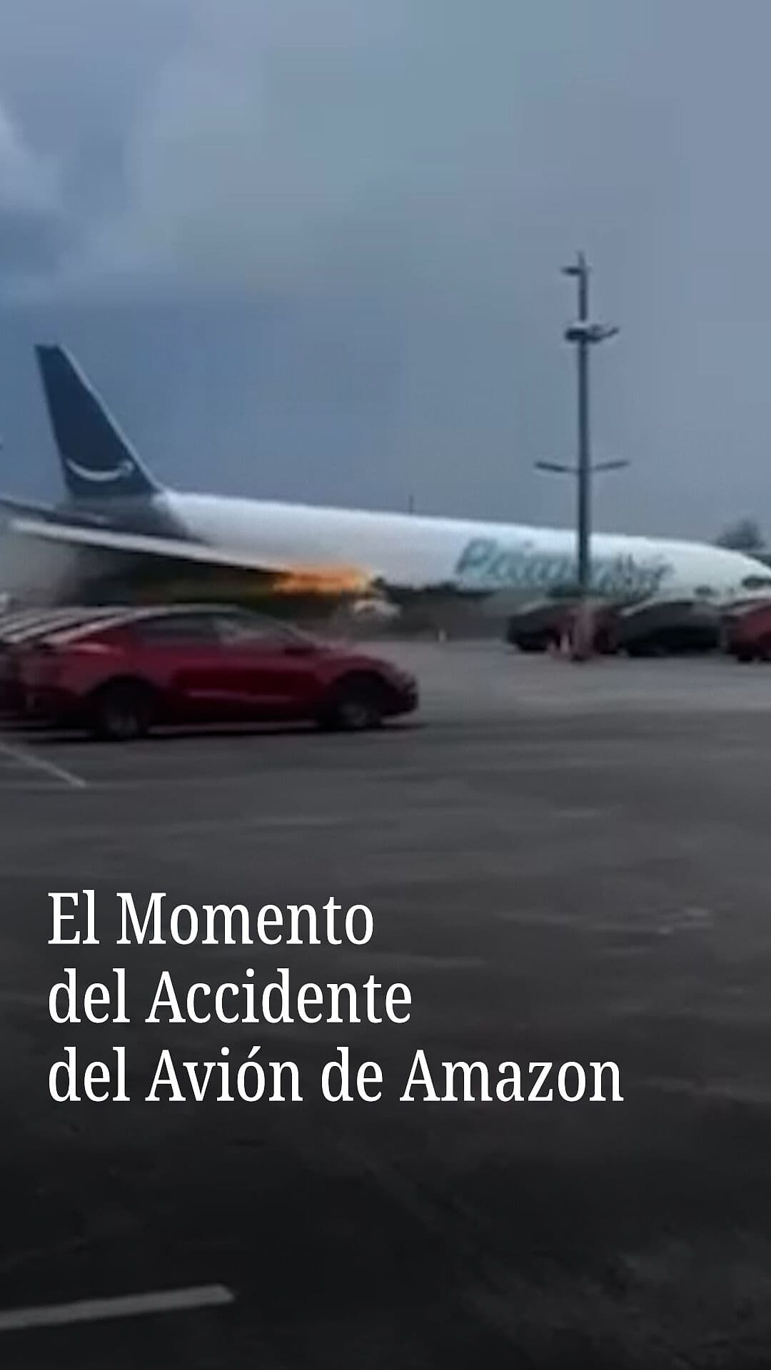 El Momento del Accidente del Avión de Amazon