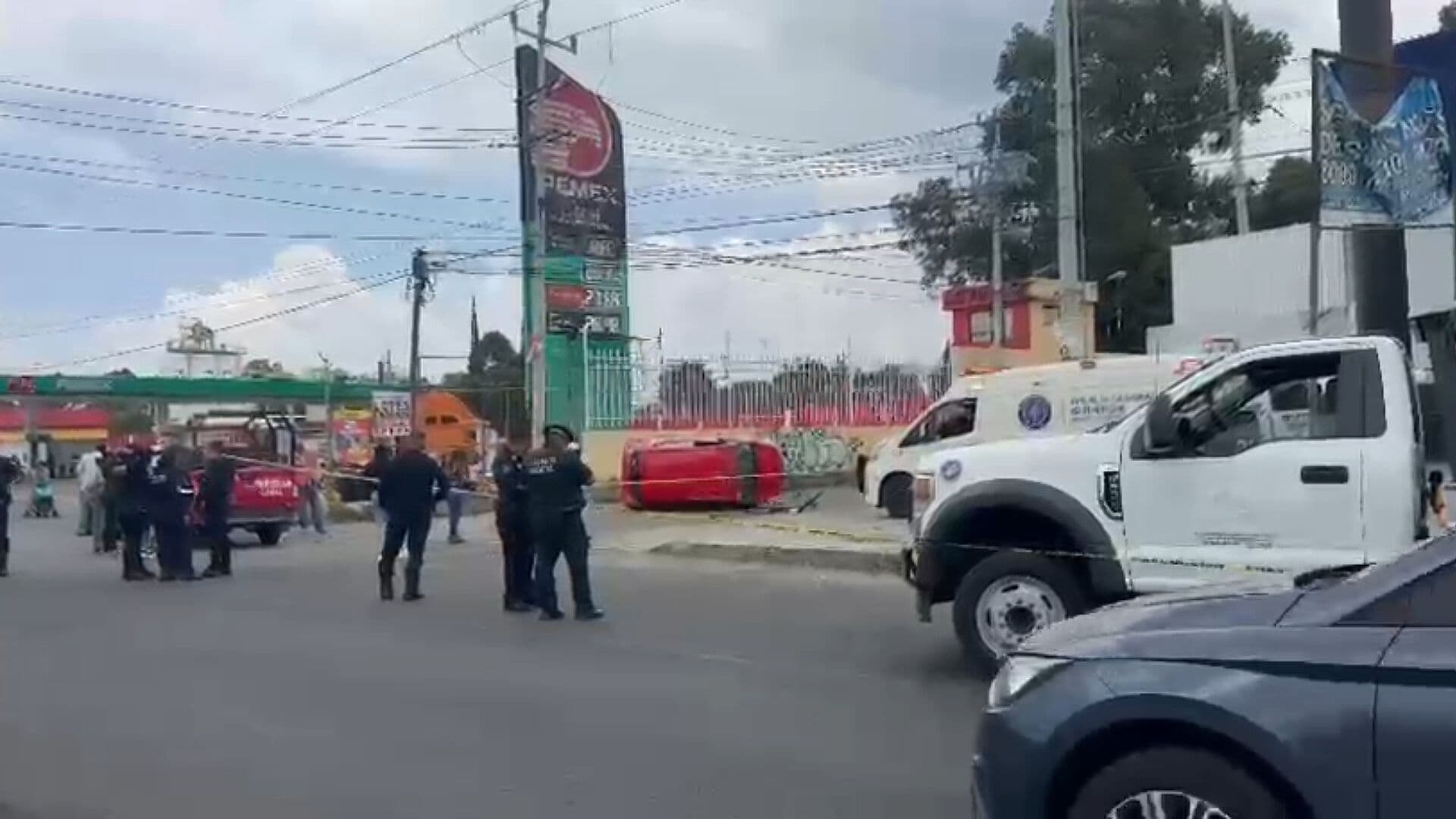 Ciclista Muerto Atropellado Volcadura Accidente Carretera Puebla Tlaxcala Papalotla