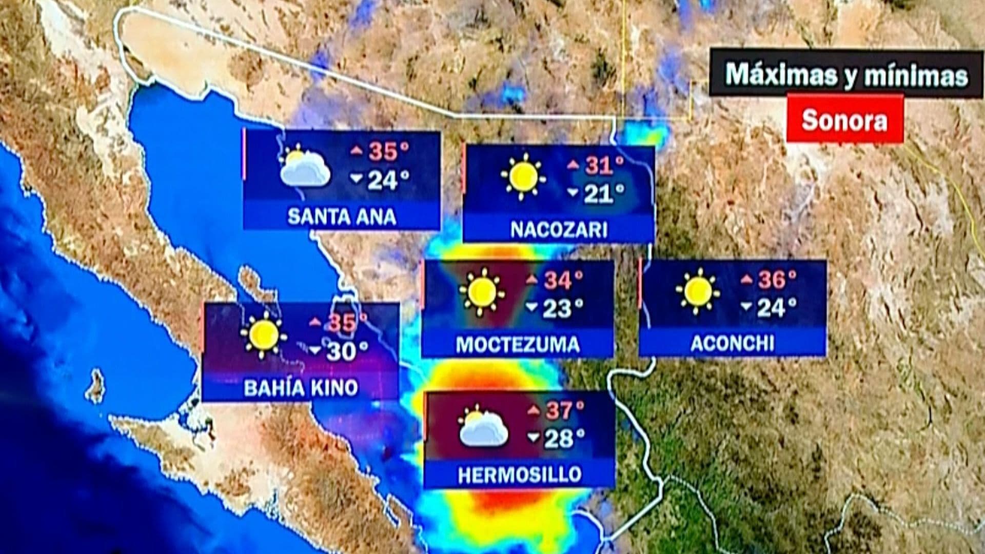 Pronóstico del Clima en Municipios en Sonora