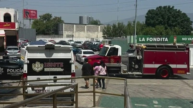 Causa Conato de Incendio Conexión de Celular en Issste en Monterrey