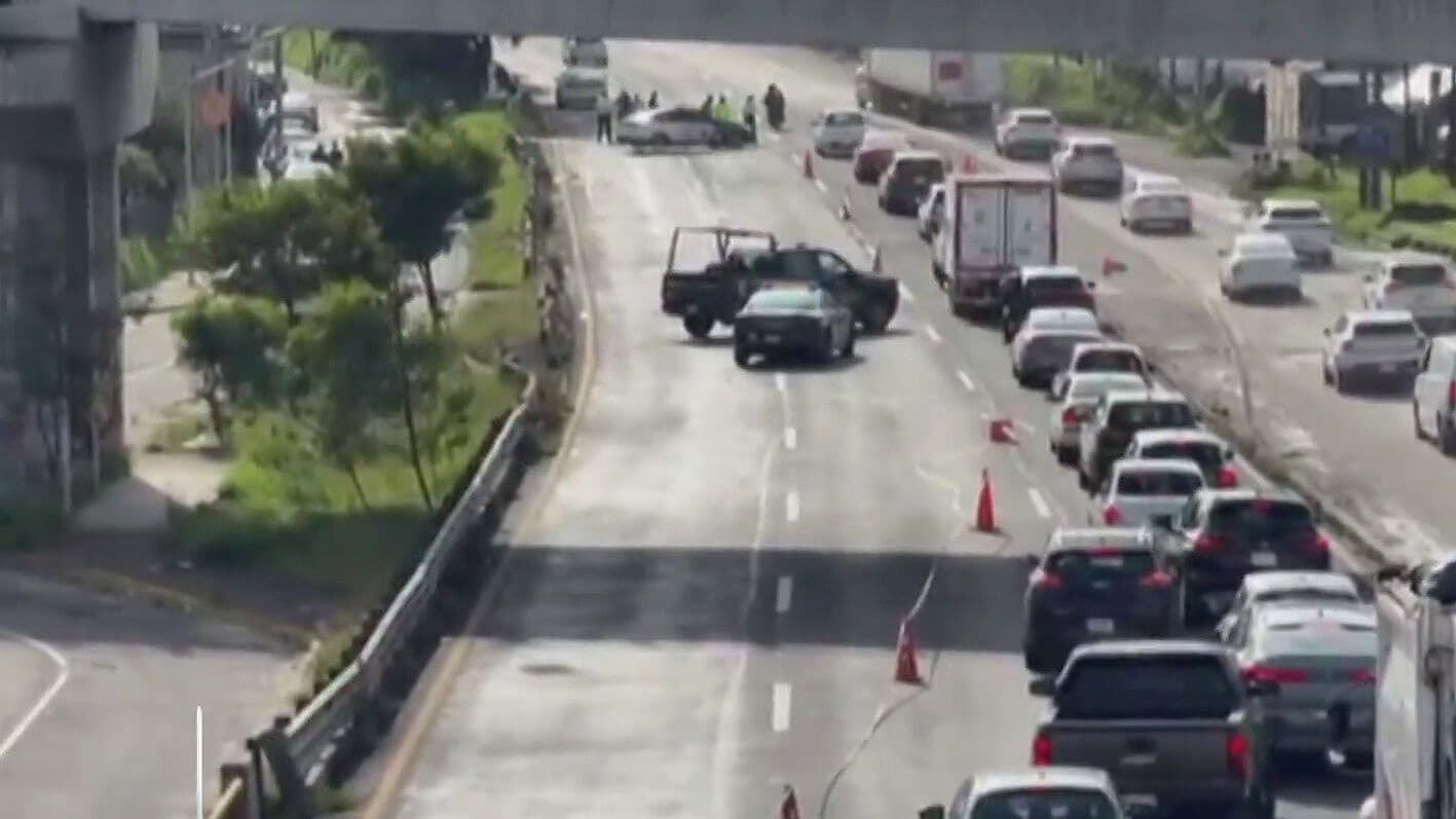 Muere Persona Atropellada en la México-Toluca; Hay Caos Vial Dirección a CDMX