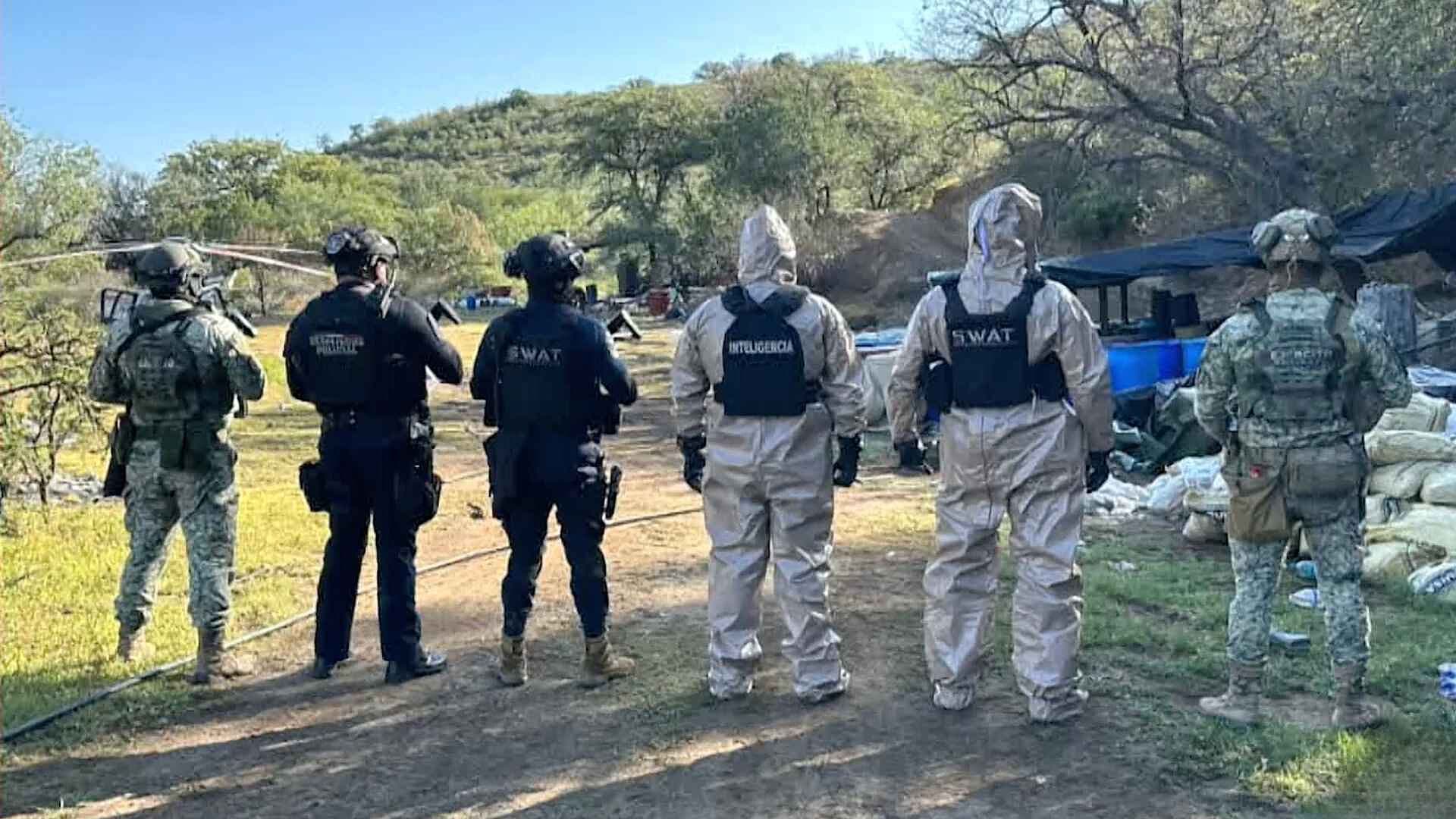 Autoridades Aseguran Narcolaboratorio en el Municipio de Parral, Chihuahua