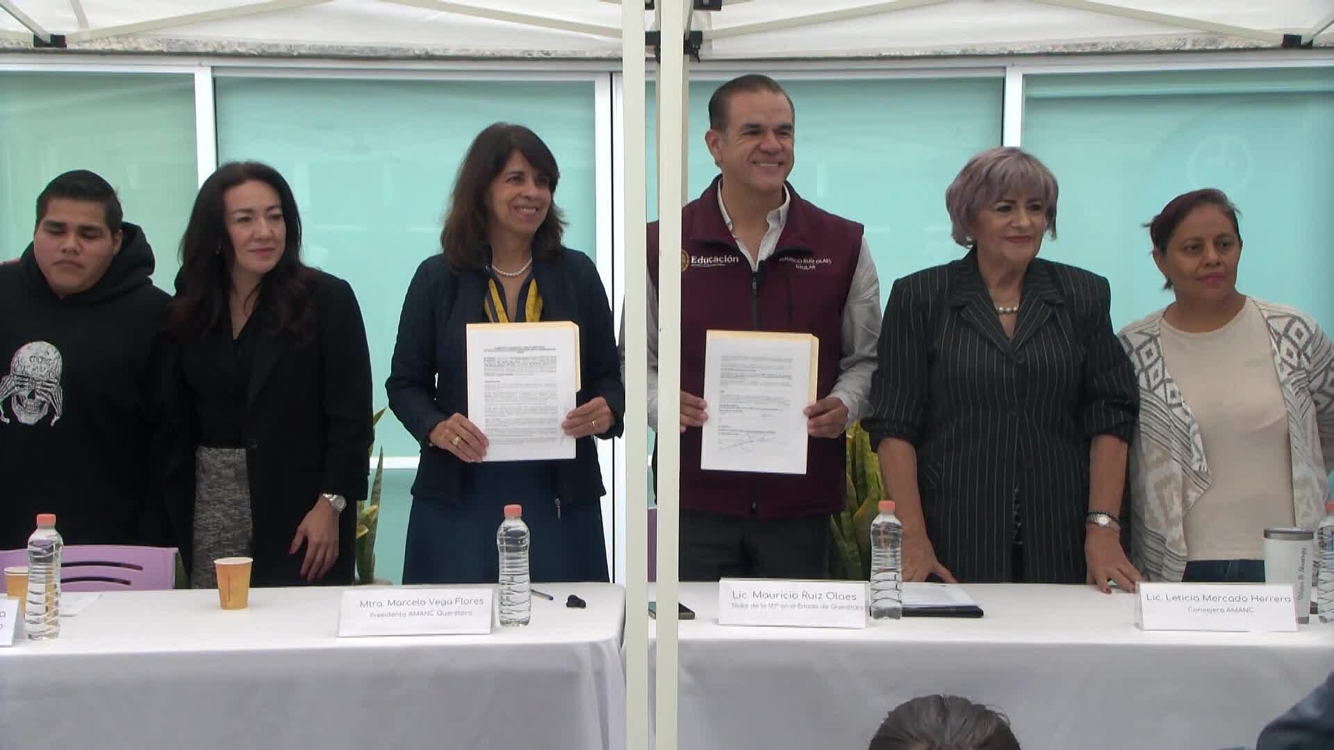 AMANC y SEP Buscan Evitar que el Cáncer Interrumpa Estudios de Niños en Querétaro