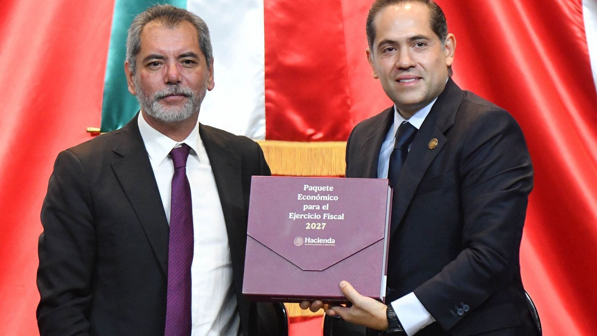 Entregan en el Congreso Paquete Económico 2027; Esto Incluye el Documento