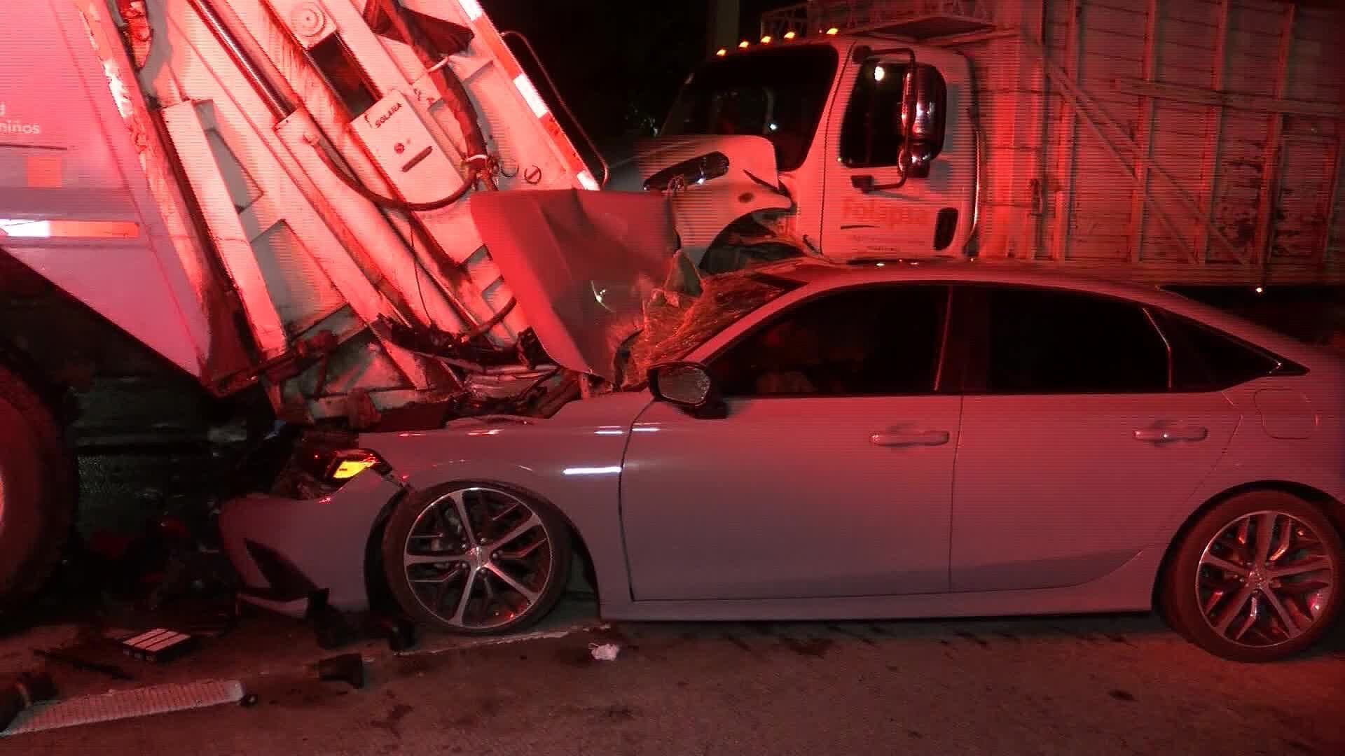 Conductor Alcoholizado Choca Contra Camión de Basura en Zapopan