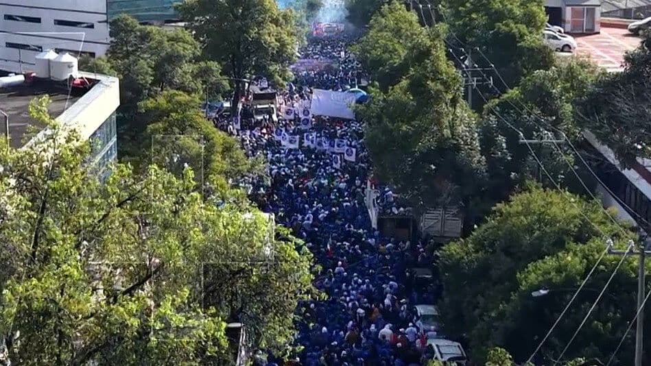 Bloqueo de Trabajadores de Limpia en CDMX: Así se Ve Desde el Aire la Zona Afectada