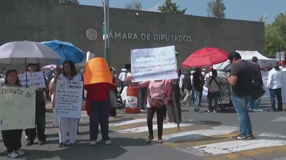 Petroleros Bloquean Frente a Cámara de Diputados; Estas Son las Alternativas Viales