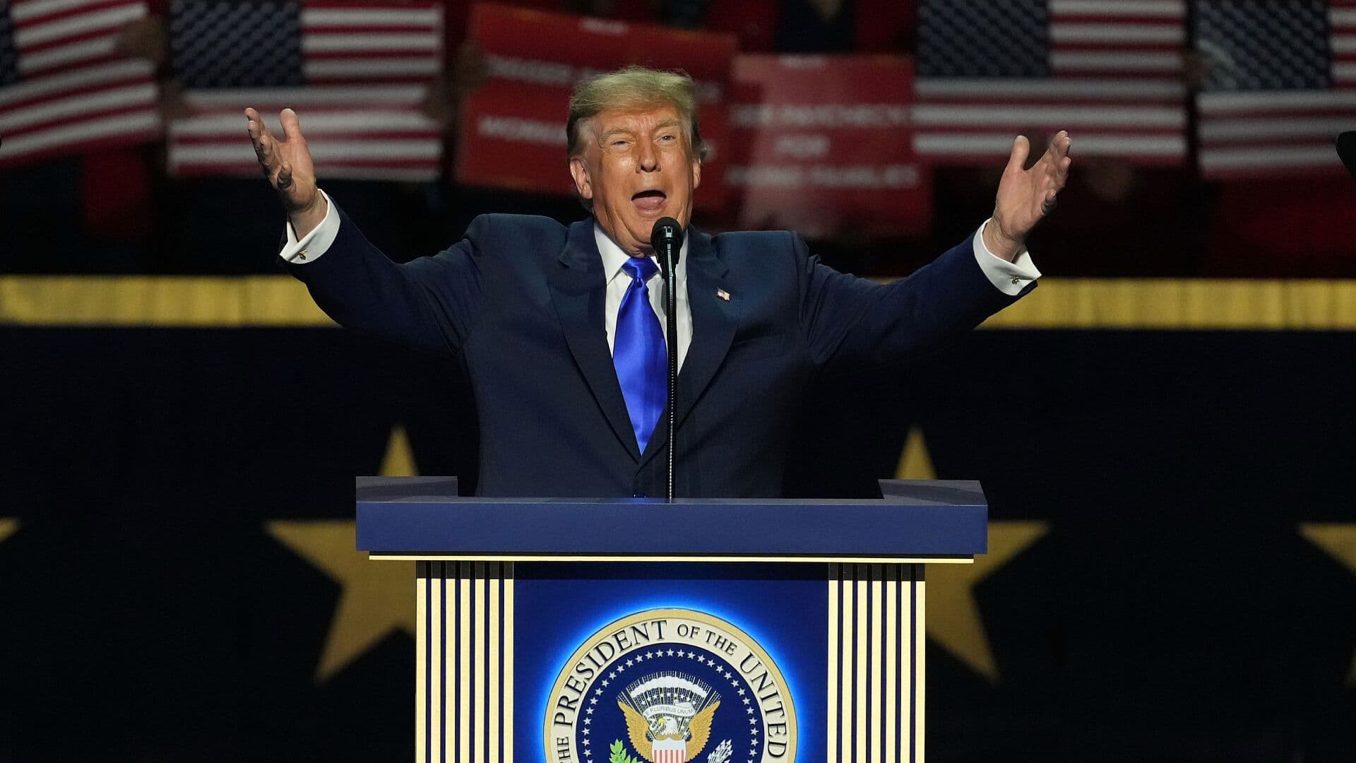 Trump Da Mensaje Durante Convención Republicana de Mitad de Mandato en Texas
