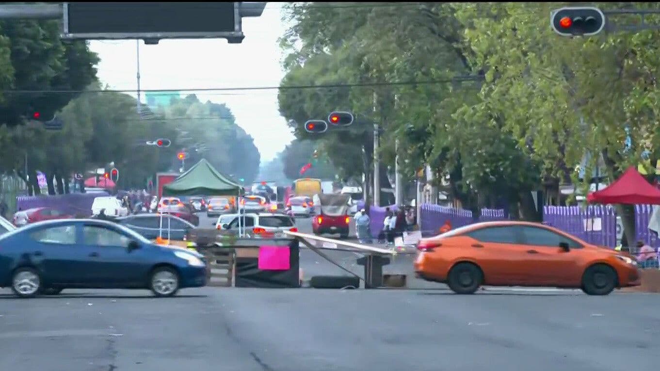 Se Cumple Una Semana de Bloqueo en Avenida Vidal Alcocer, CDMX