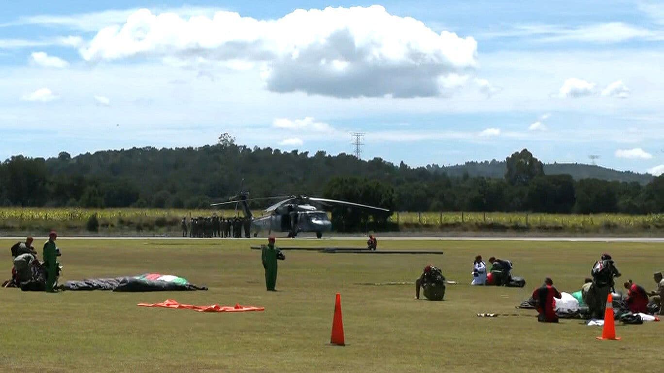 Fuerzas Armadas Realizan Ensayo Aéreo para Desfile Militar del 16 de Septiembre en México