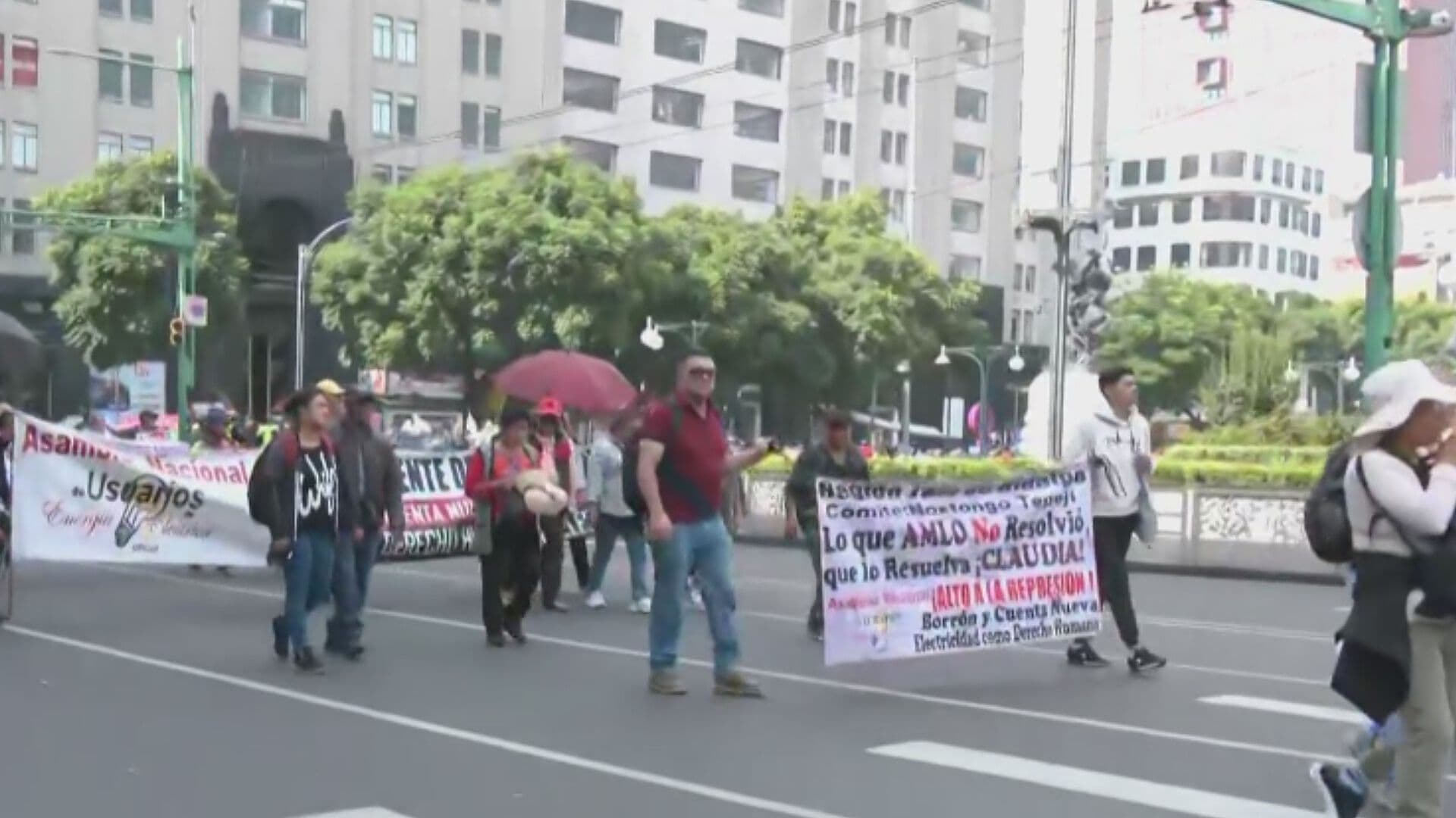 Marcha del SME Y ANUEE Complica Vialidad en la Alcaldía Cuauhtémoc