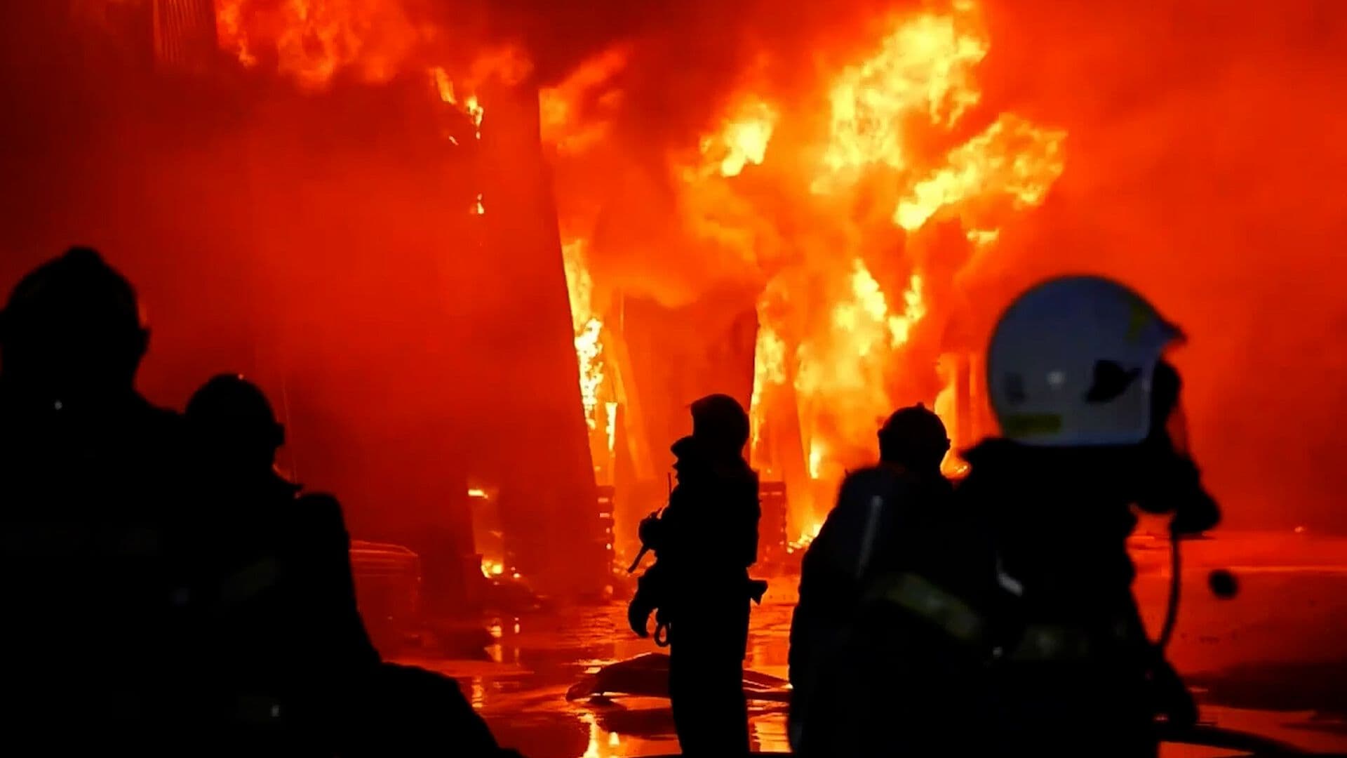 Incendio Provocado por Rusia en Kiev