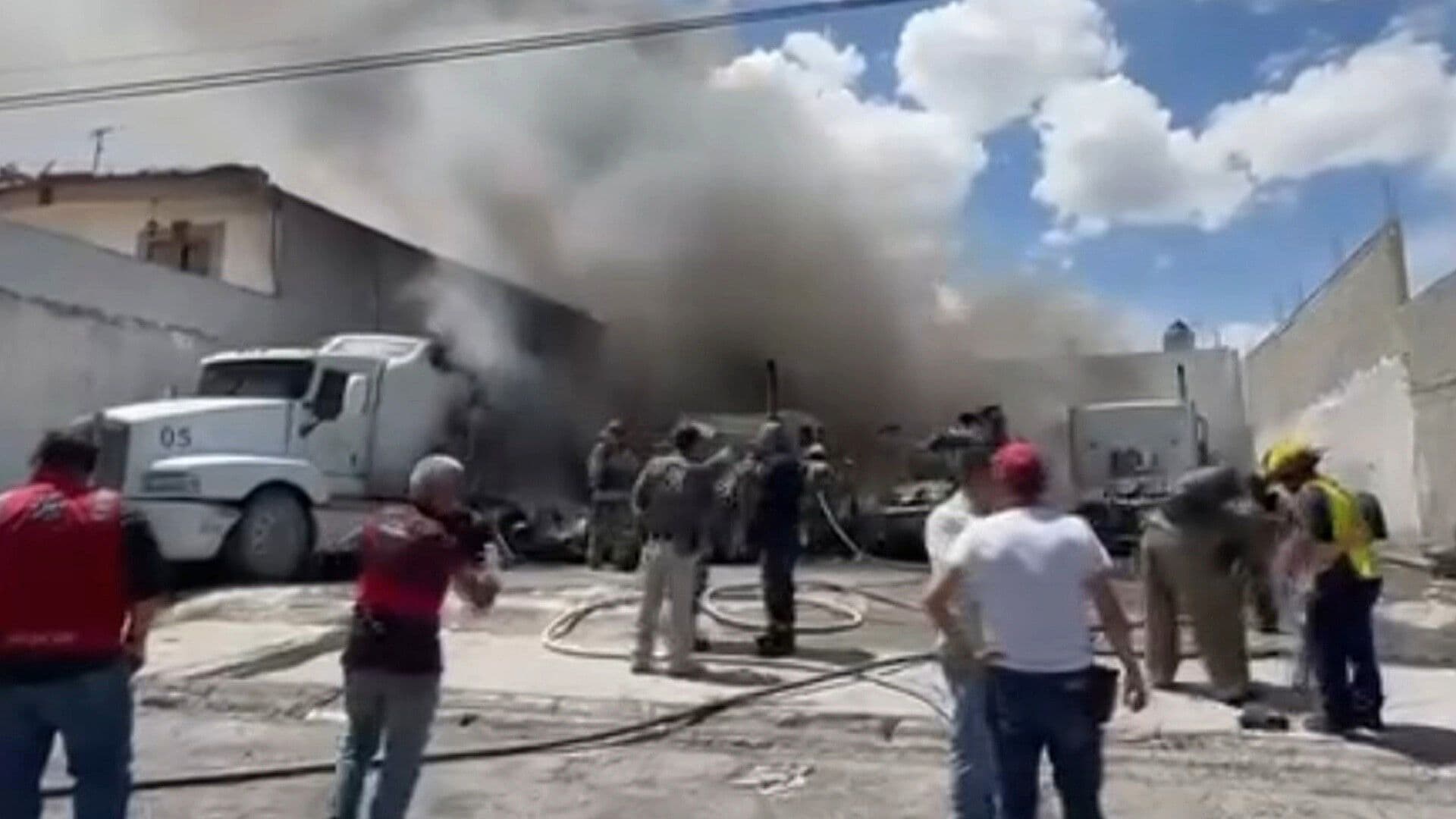 Dos Personas Resultan Lesionadas tras Incendio en Saltillo, Coahuila