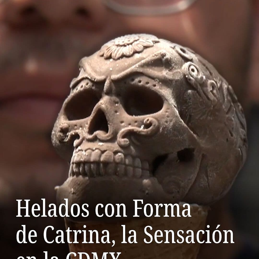 Helados con Forma de Catrina en CDMX