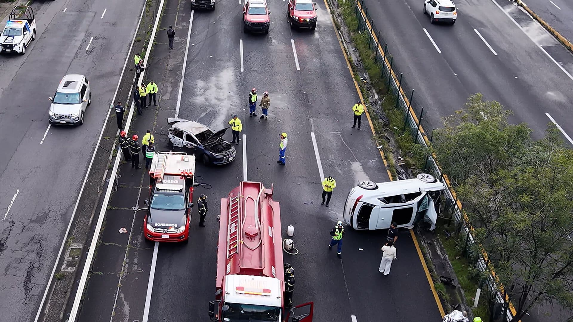 Choque en la México-Toluca deja Dos Muertos.