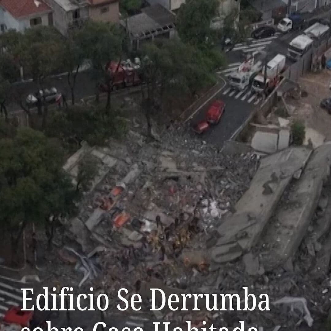 Edificio se Derrumba Sobre Casa Habitada