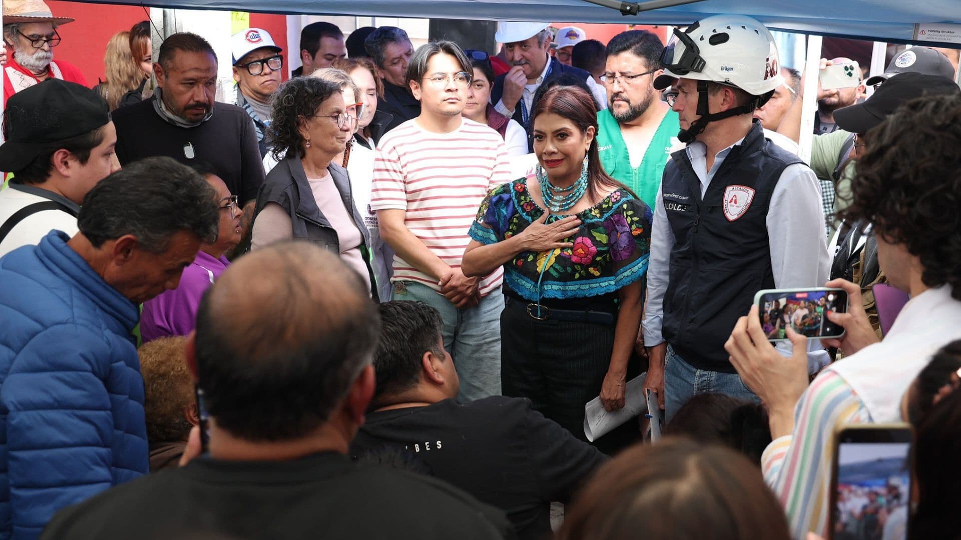 Brugada Anuncia Apoyos a Familias Afectadas por Explosión en Álvaro Obregón, CDMX
