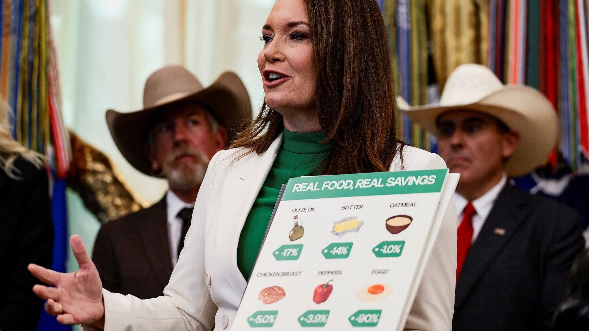 Brooke Rollins Defiende Cambios a SNAP ante Altos Precios de Alimentos en Estados Unidos