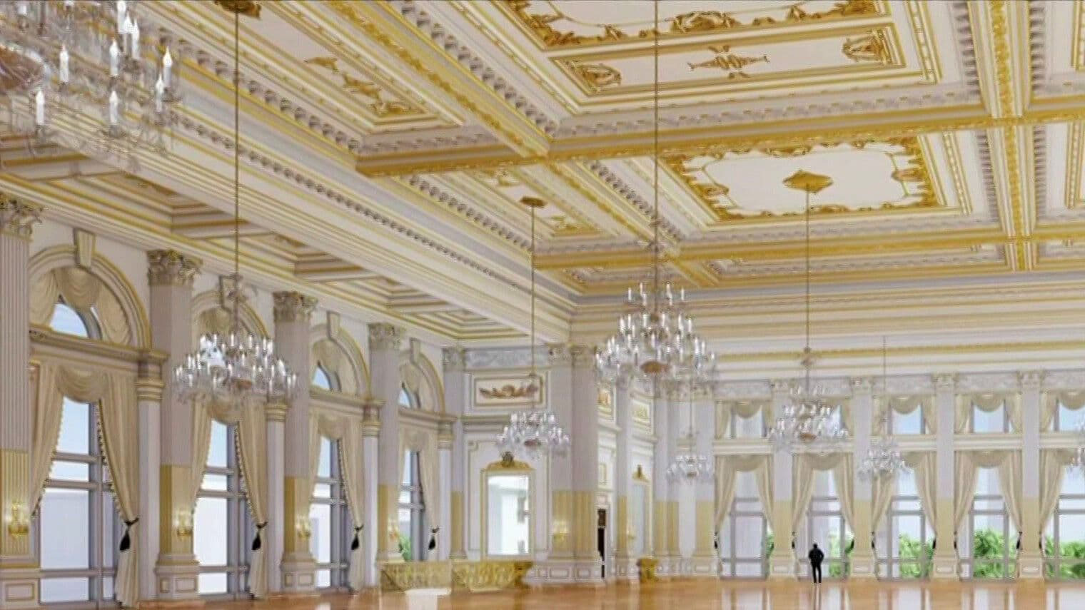 Trump Presume Fotos del Salón de Baile de la Casa Blanca y Dice que Es ‘Extremadamente Costoso’