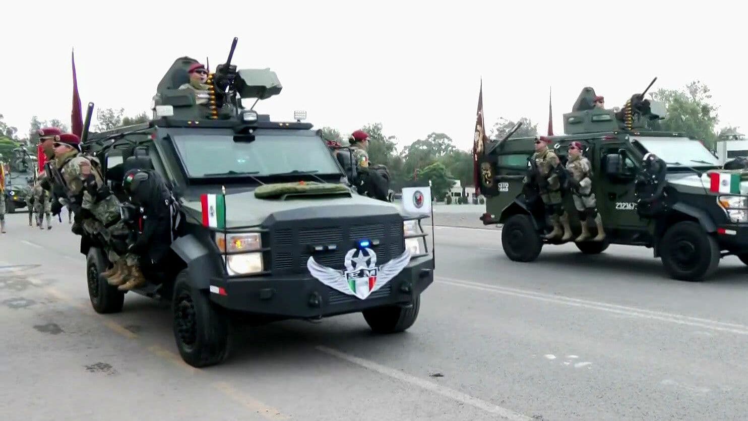 Último Ensayo para del Desfile Cívico-Militar del 16 de Septiembre