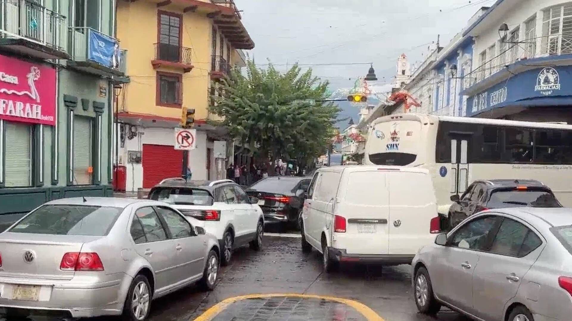 Cierres Viales Generan Caos Vial en Xalapa Veracruz Fiestas Patrias Grito en Xalapa
