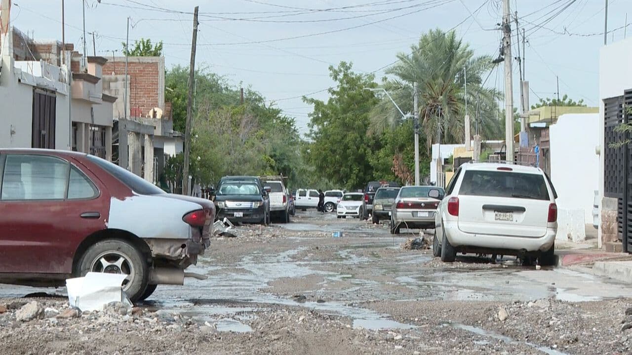 Lluvias Colapsan Drenaje y Dejan Calles Intransitables en Hermosillo