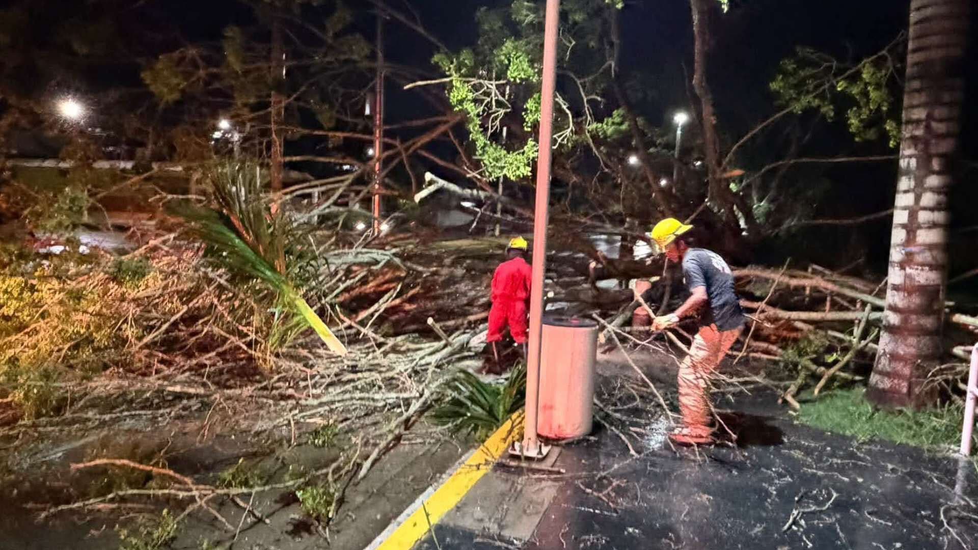 Tormenta Eléctrica Deja sin Luz Varias Colonias en Tuxpan Veracruz