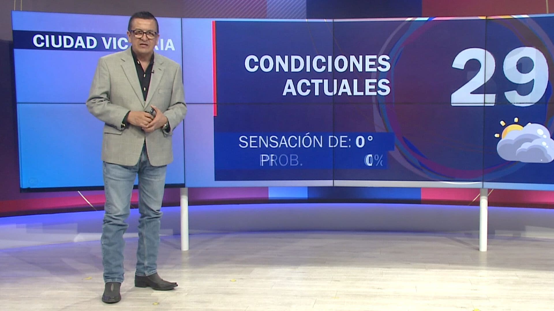 Prevén Ligeras Lluvias en Tamaulipas: El Clima con Óscar Sobrevilla
