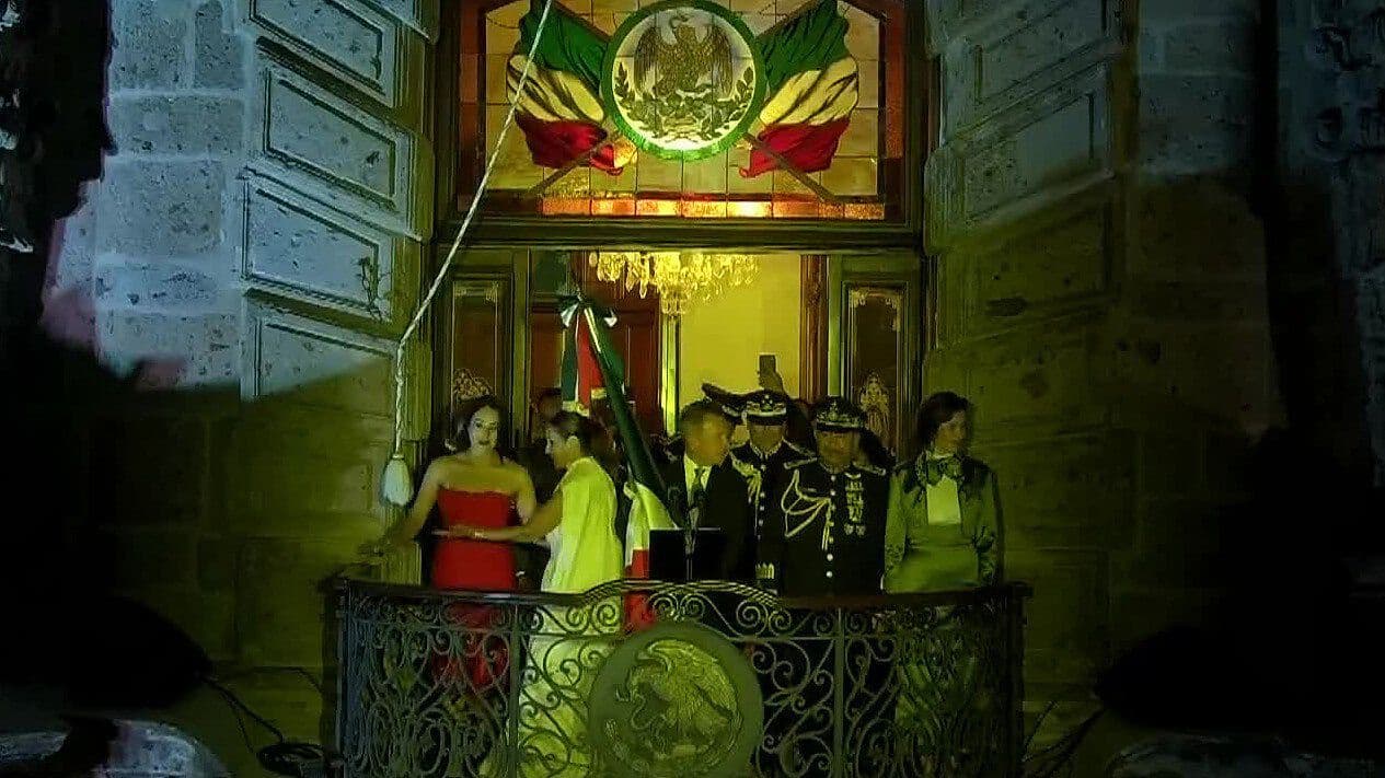 Gobernador de Jalisco Da el Grito de Independencia desde Centro Histórico