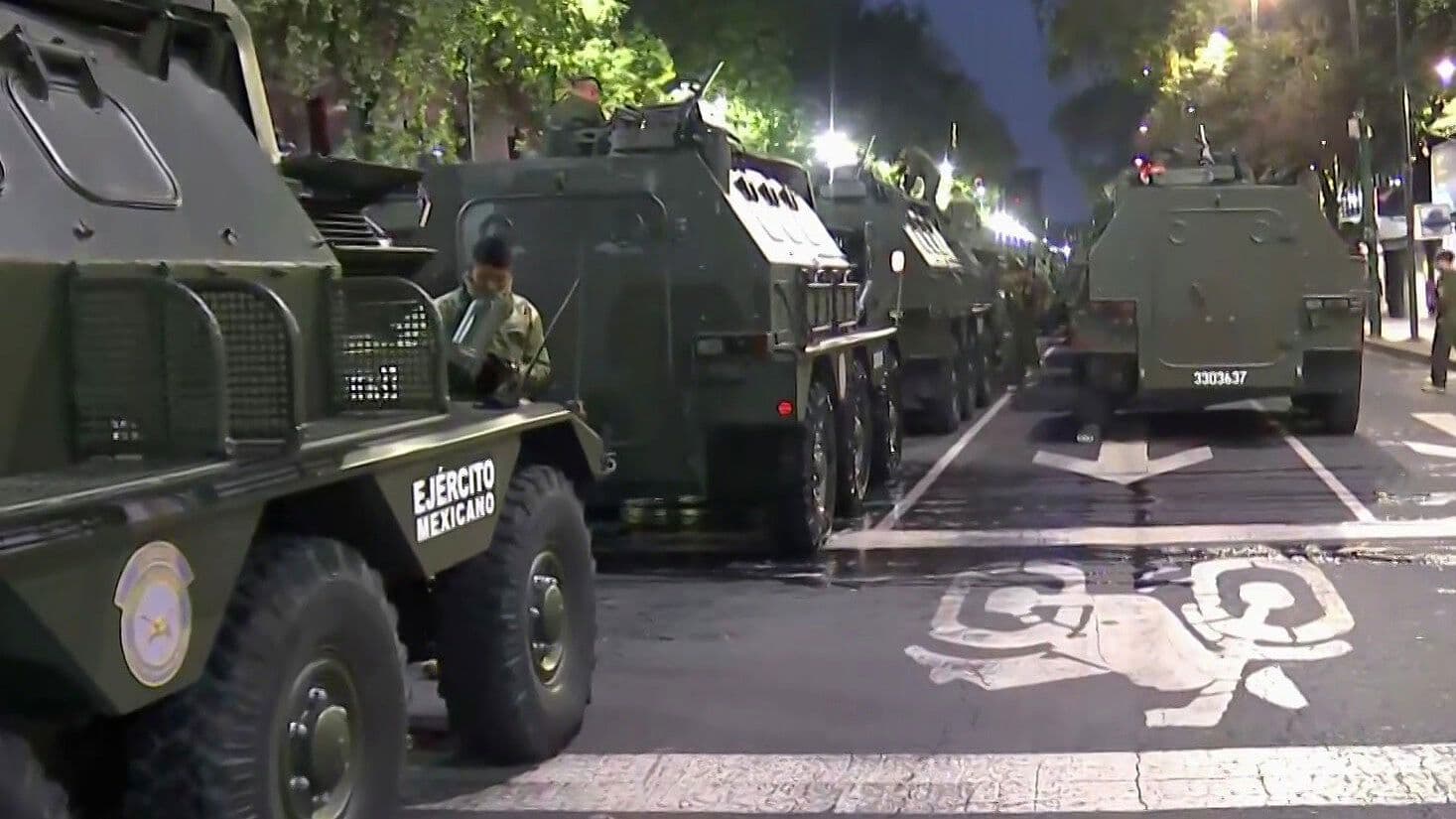 Llegan Fuerzas Federales al Zócalo de CDMX para Desfile del 16 de Septiembre