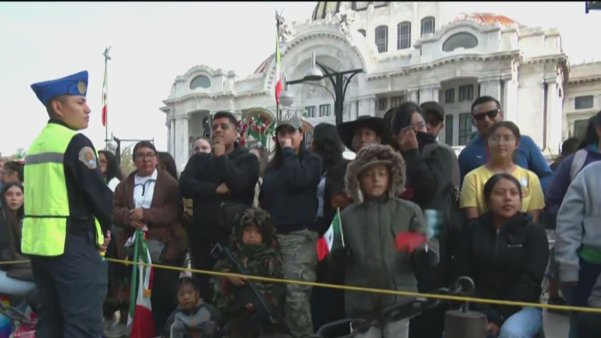 Así se Ve Avenida Juárez a Pocas Horas del Desfile Militar 2026