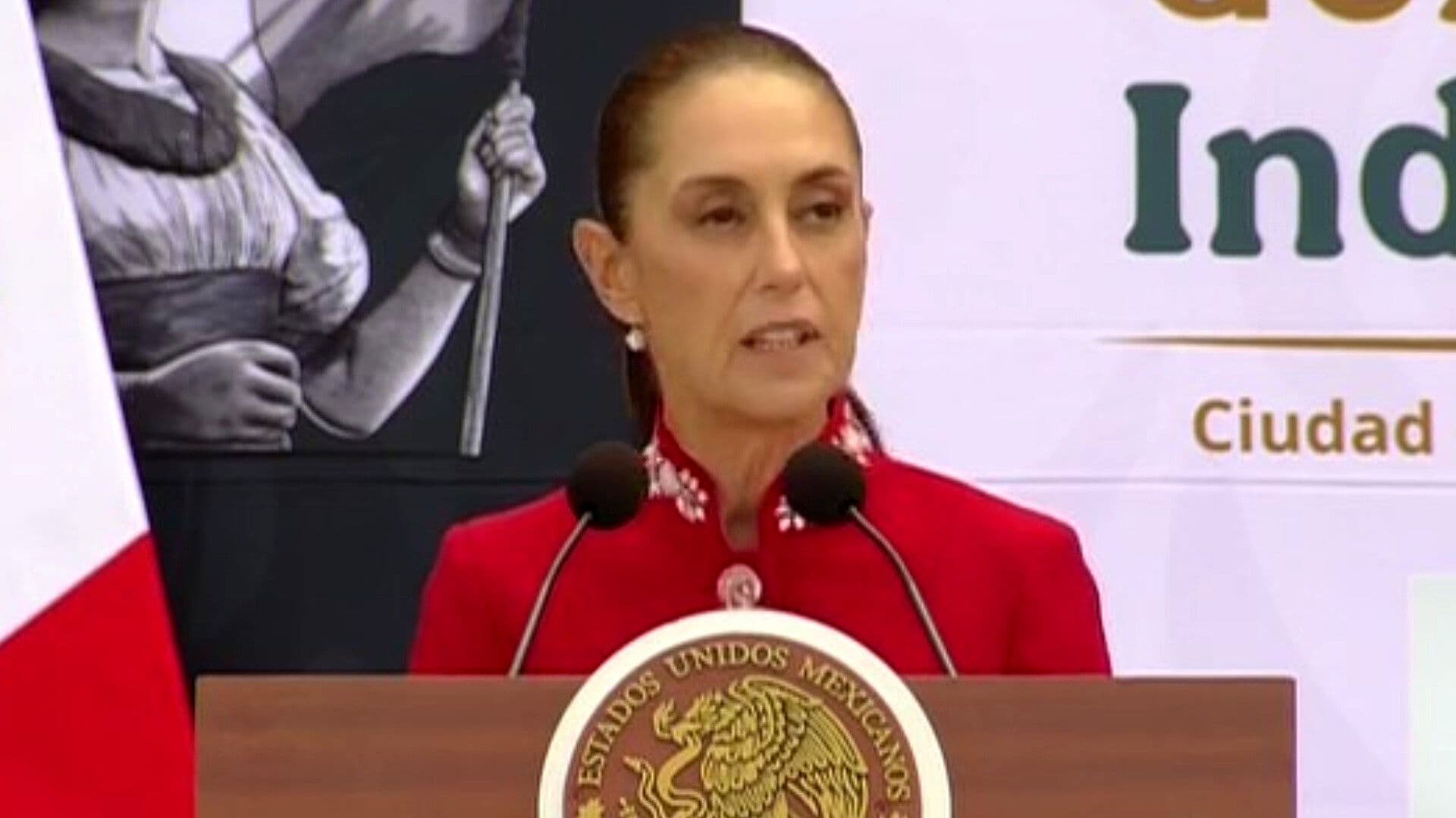 Sheinbaum Da Mensaje por el 216 Aniversario de la Independencia durante Desfile Militar