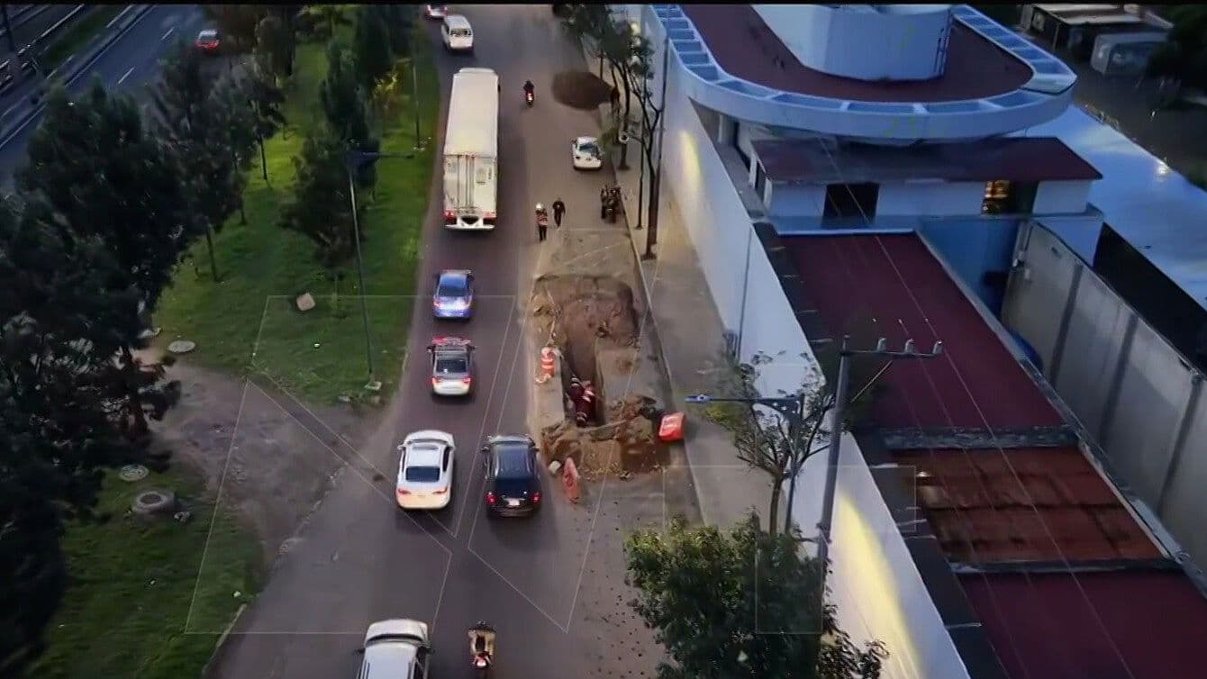 Obras Afectan Circulación en Lateral de Calzada Zaragoza, CDMX