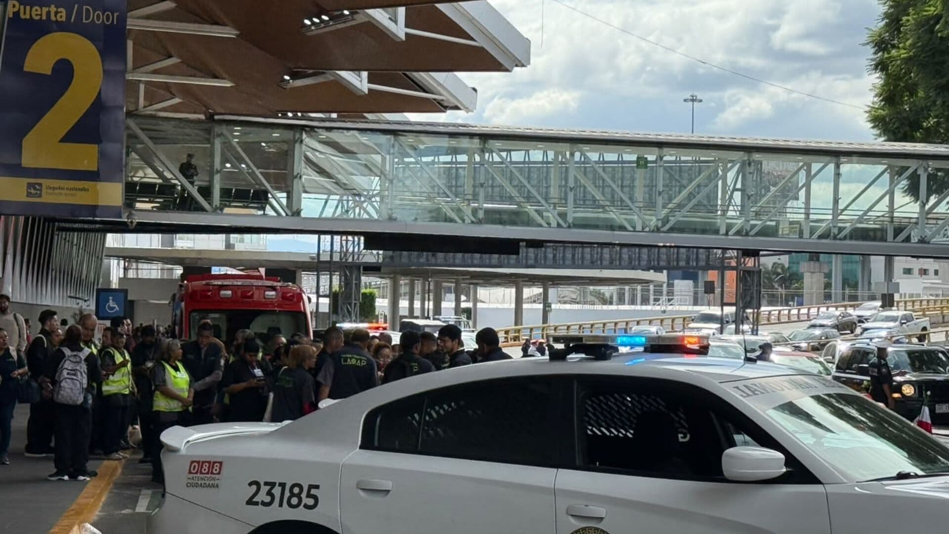 Realizan Simulacro de Sismo en el Aeropuerto Internacional de la Ciudad de México