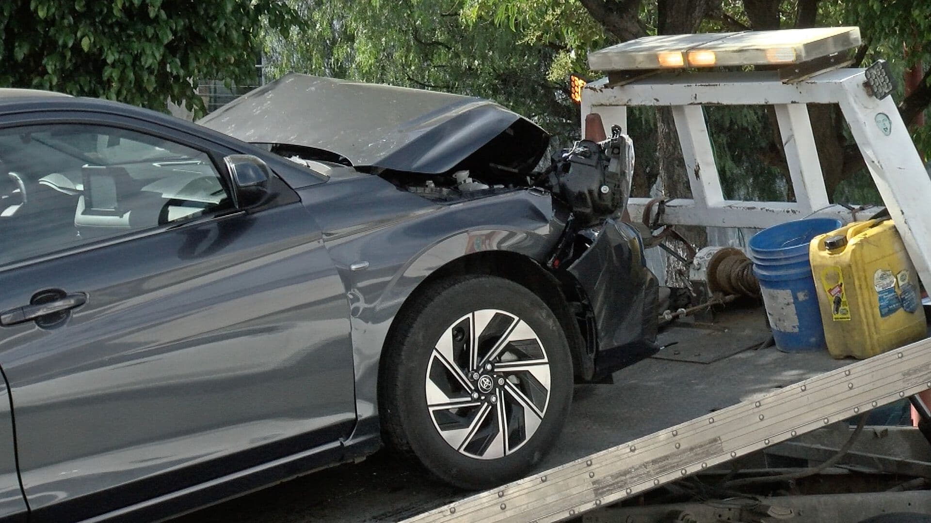 Accidente Carambola Calzada Ignacio Zaragoza Puebla Prensado