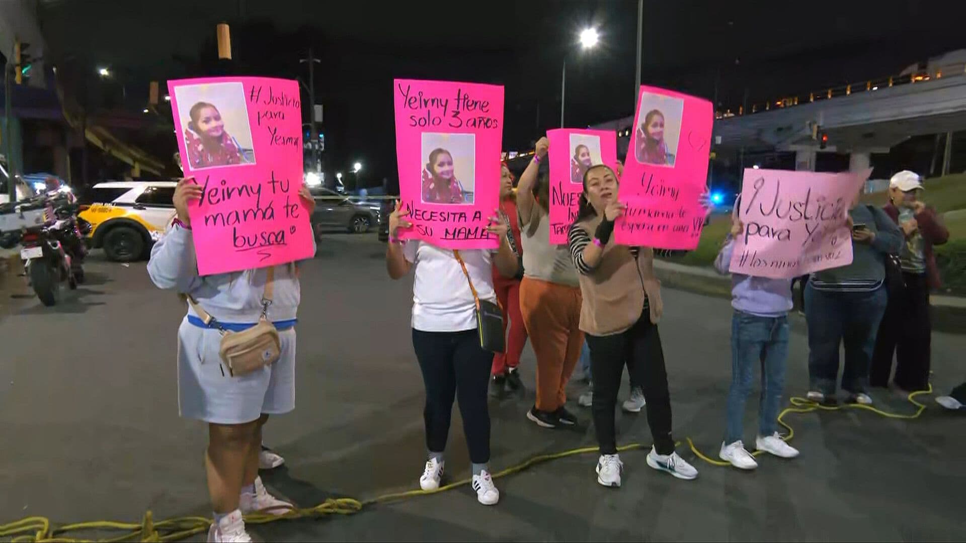 Cierran Periférico Calle 7 para Denunciar Secuestro de Yeimy, Menor de 3 Años Sustraído de Guardería