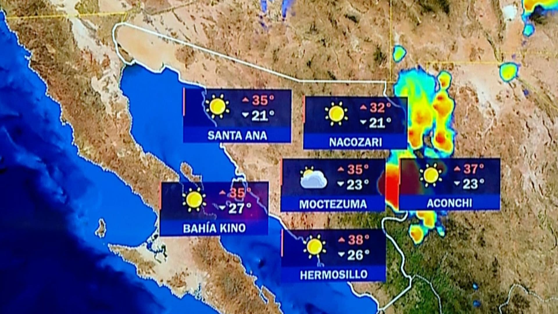 Pronóstico del Clima en Municipios del Estado de Sonora