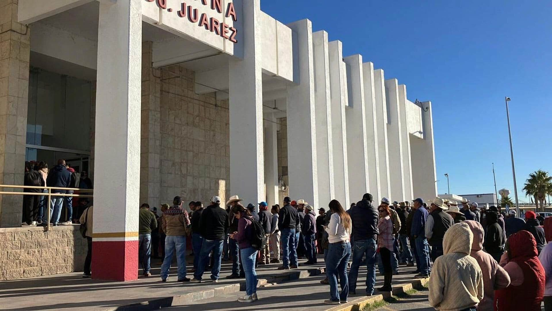 Realizan Simulacro de Sismo en la Aduana de Ciudad Juárez, Chihuahua